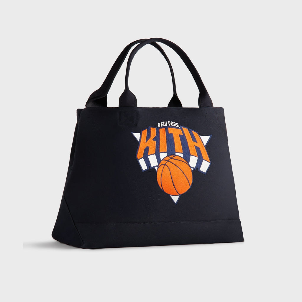 Kith for the New York Knicks Playoffs Canvas Tote - Black