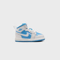 Jordan TD Air Jordan 1 Mid SE - White / Legend Blue