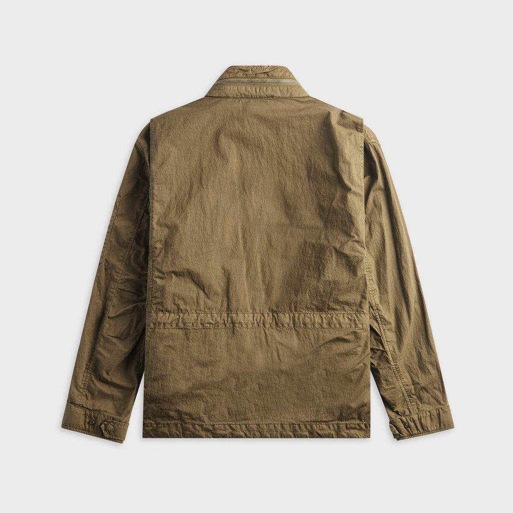 C.P. Company 50 Fili Wax Field Jacket - Dried Herb
