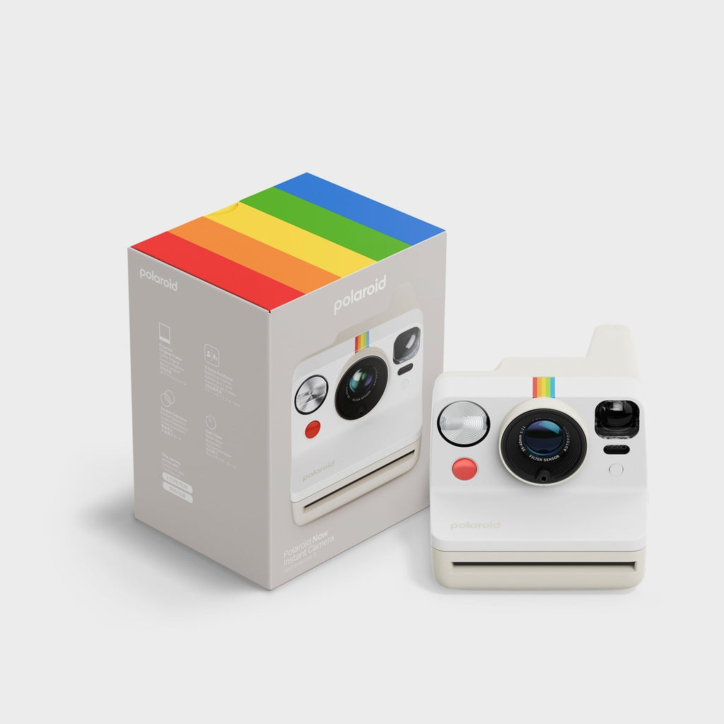 Polaroid Now Instant Generation 3 Camera - Pebble White