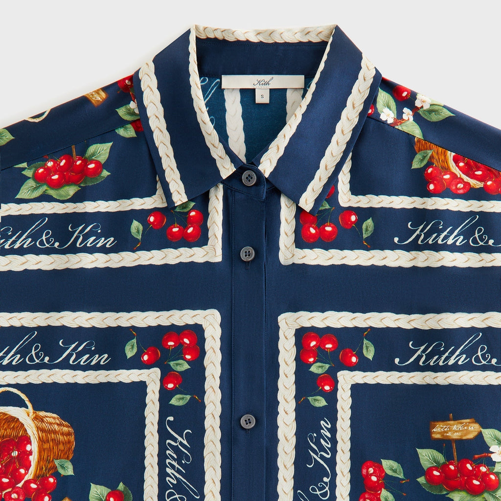 Kith Women Mari Cherry Shirt - Nocturnal
