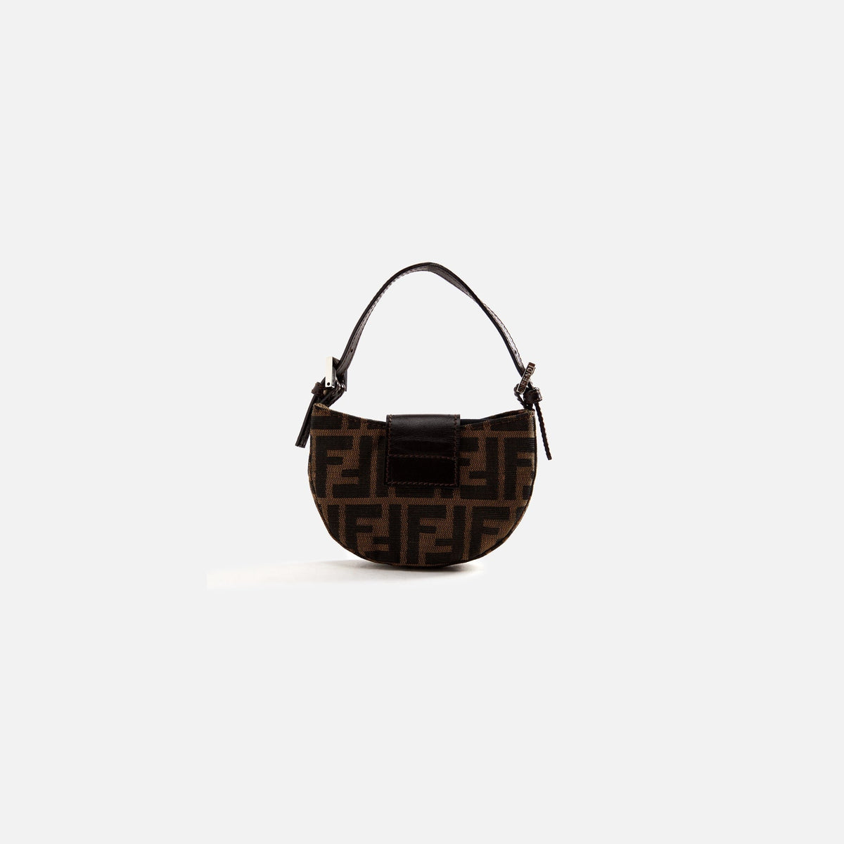 WGACA Fendi Zucca Mini Croissant - Brown