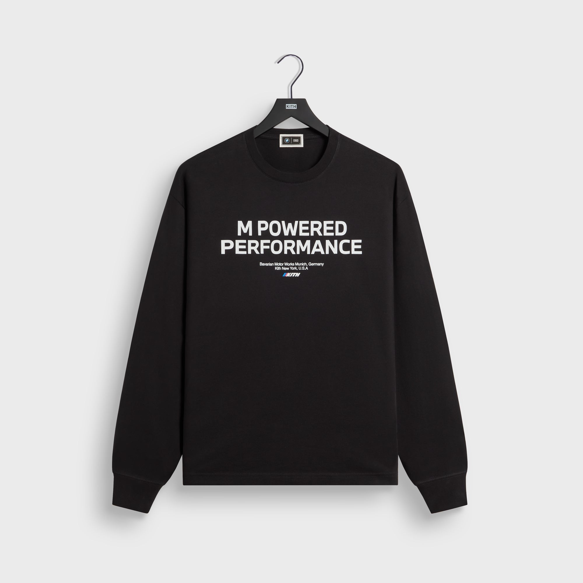 Kith for BMW M Quote Long Sleeve Tee - Black