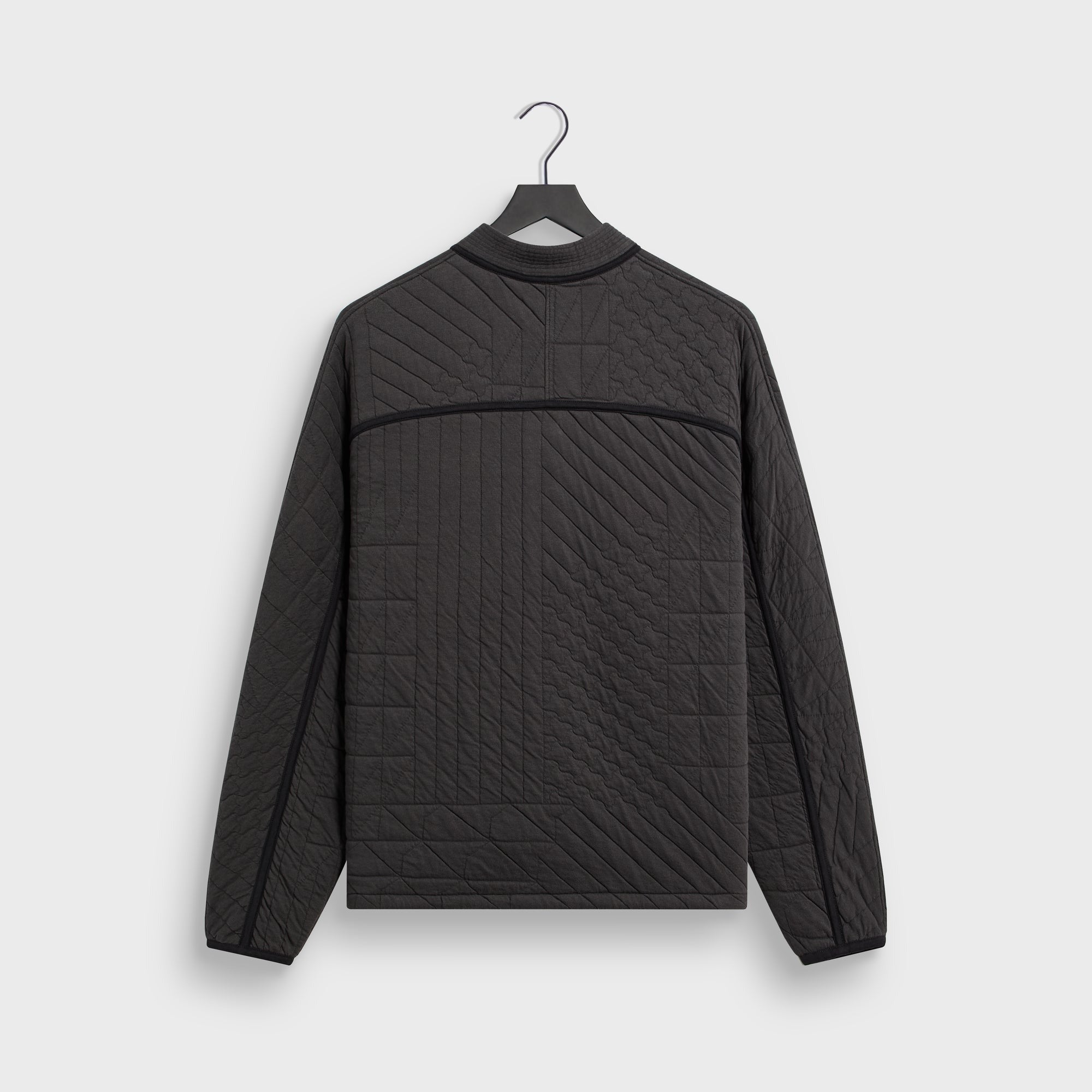 Kith Quilted Interlock Denis Pullover - Carbon