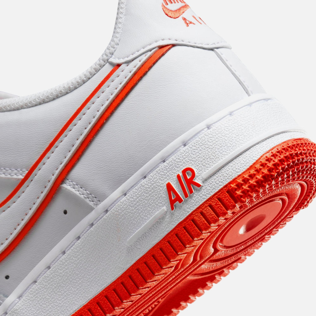 Nike GS Air Force 1 - White / White / Picante Red