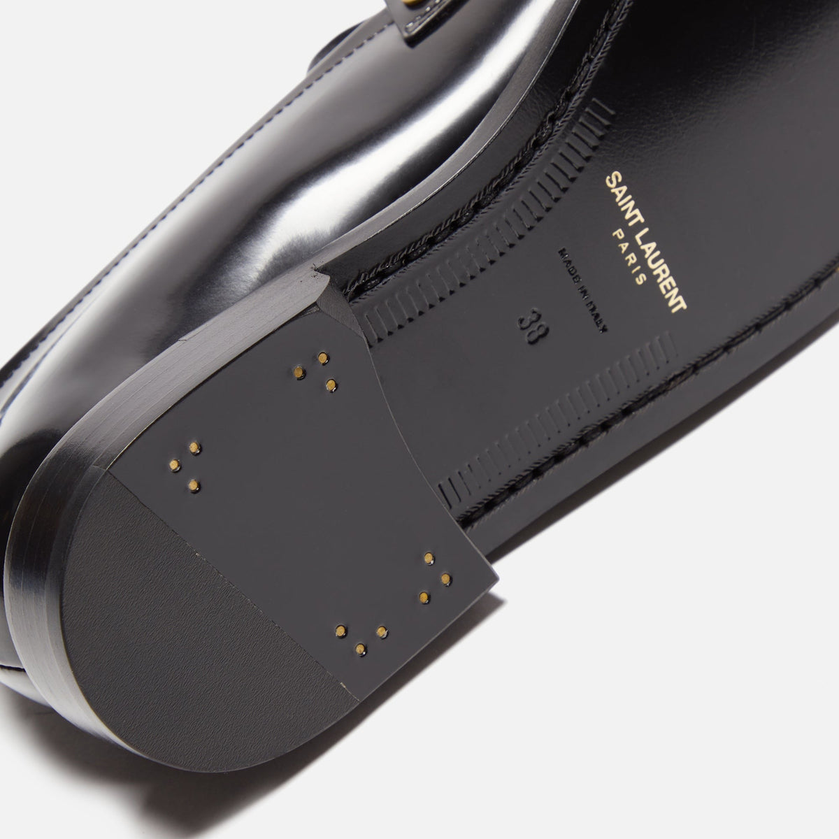 Saint Laurent Le Loafer 15 Plain Vamp Studs Master - Noir