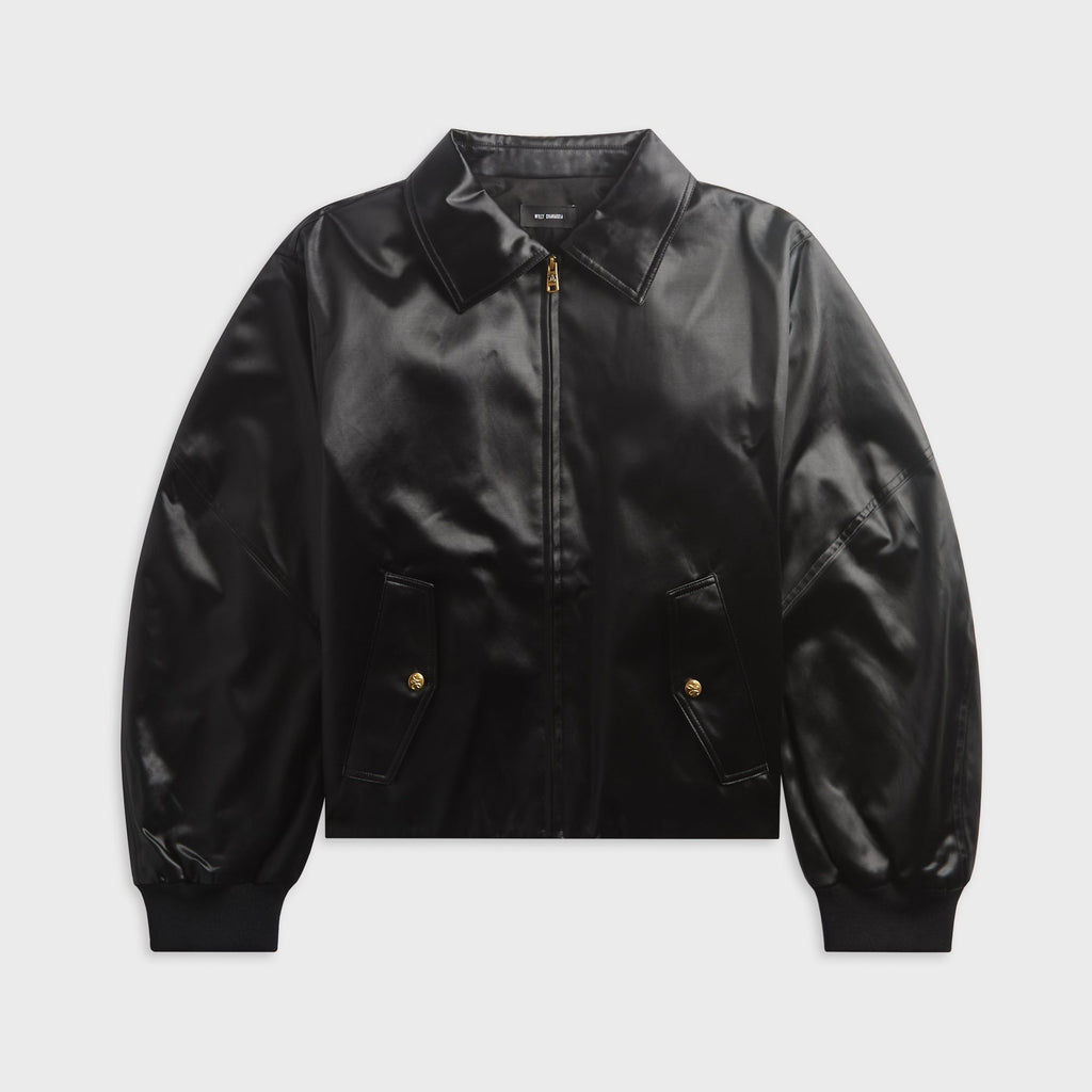 Willy Chavarria Opera Bomber Jacket - Black