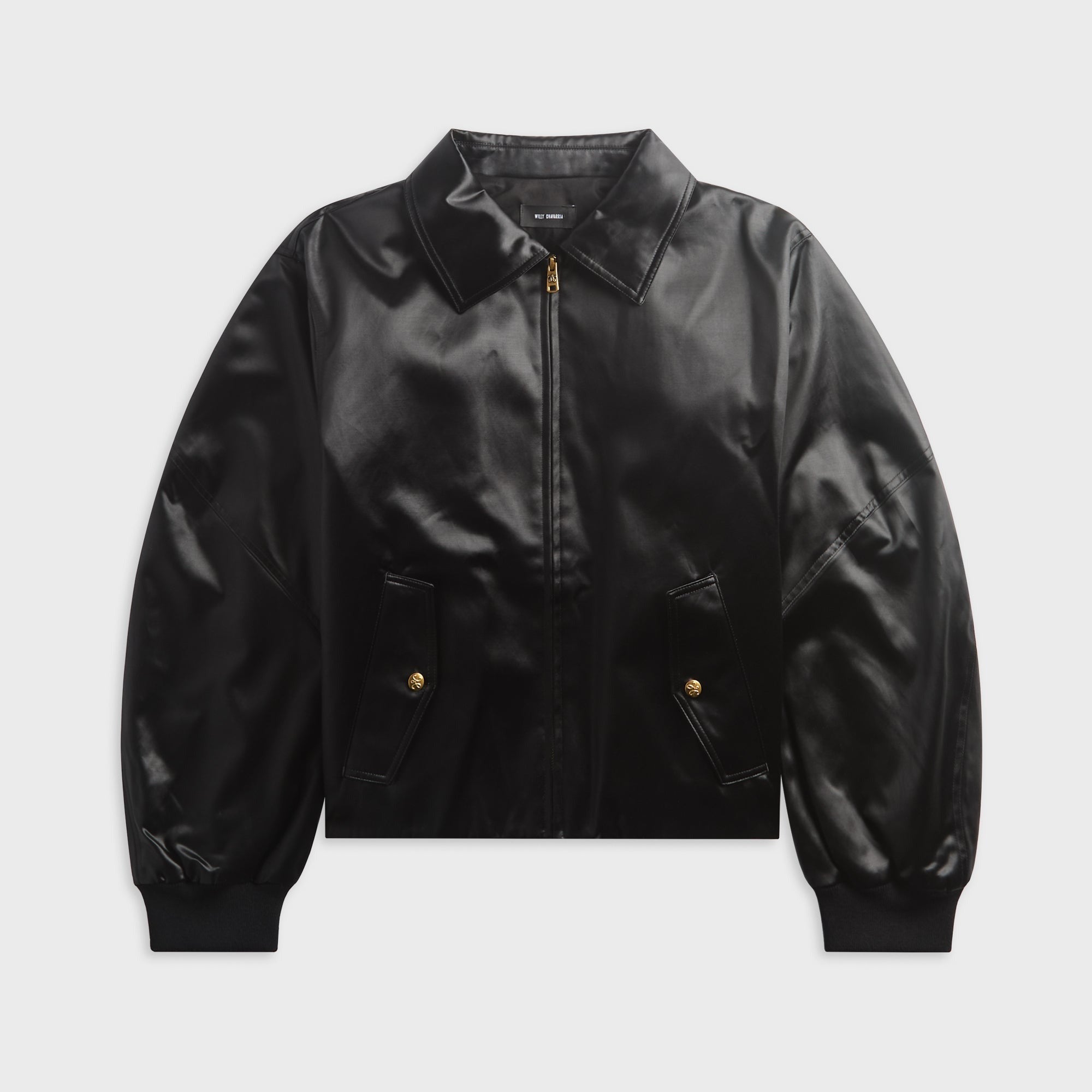 Willy Chavarria Opera Bomber Jacket - Black