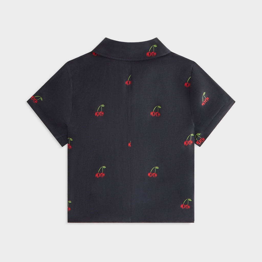 Kith Women Caela Cherry Zip Shirt - Black