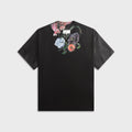 Maison Margiela Flower Cotton-Silk Tee - Black