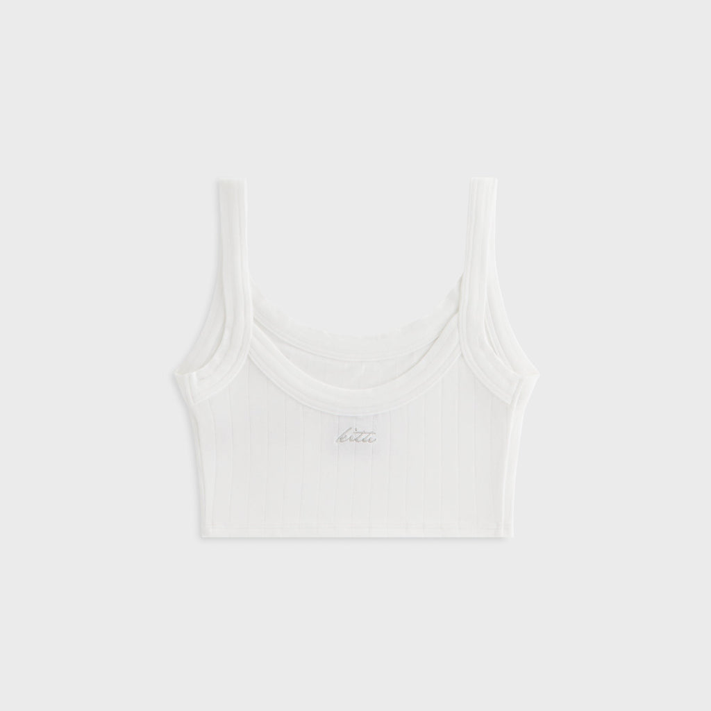Kith Women Terra II Flat Rib Tank - White