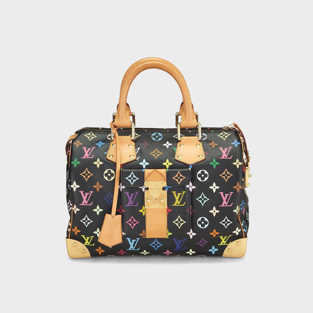 WGACA Louis Vuitton Monogram Multicolor Speedy 30 - White