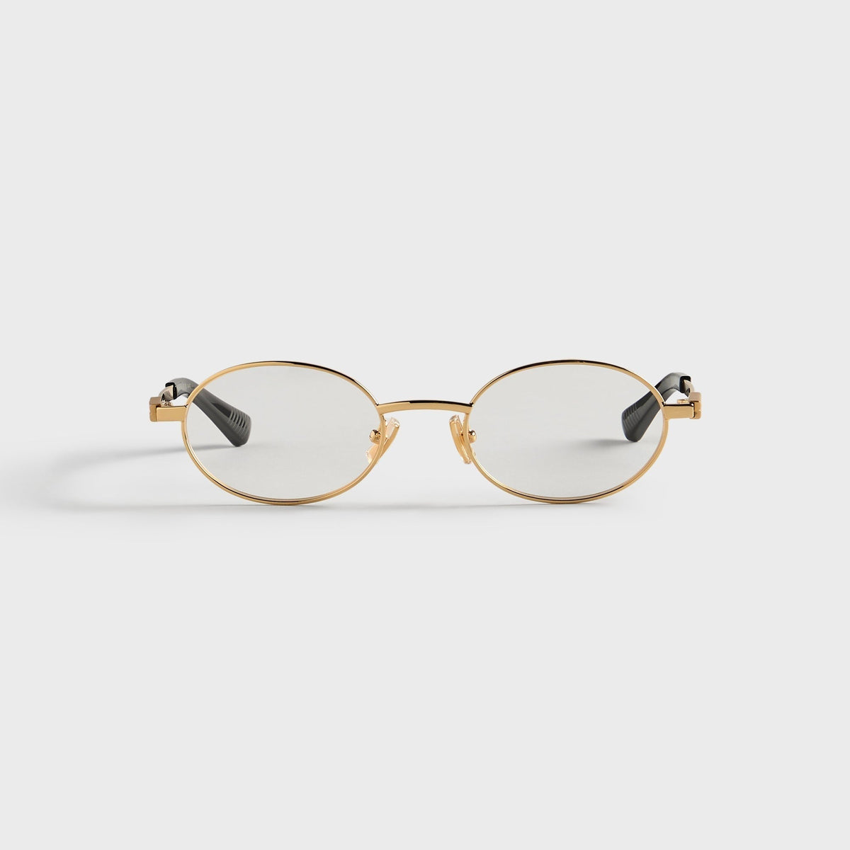 Bottega Veneta BV1470S Metal Sunglasses - Gold / Transparent