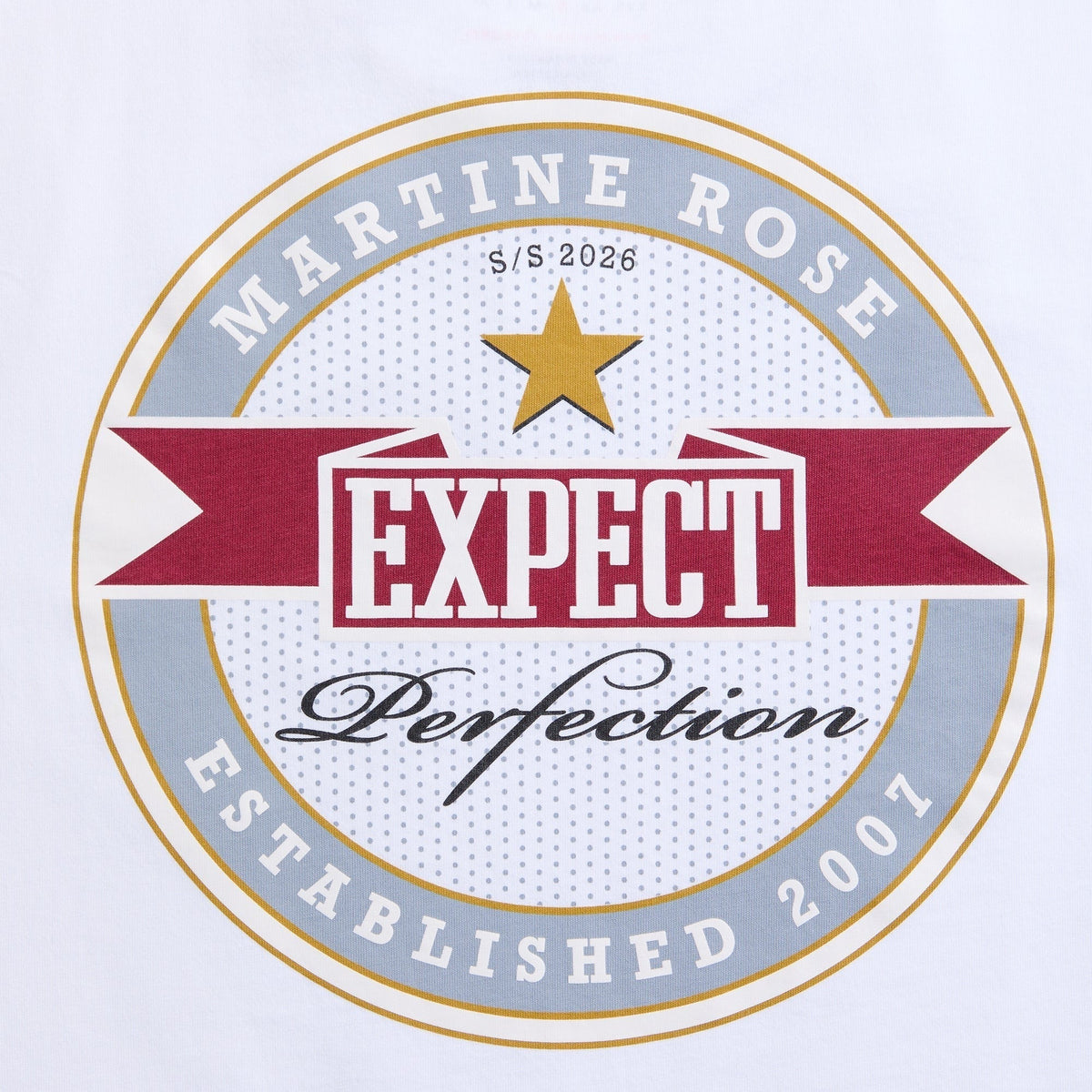 Martine Rose Classic Graphic Tee - White