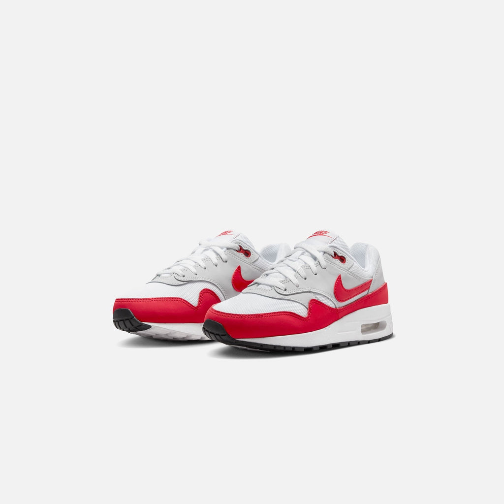 Nike GS Air Max 1 - Neutral Grey / University Red / White / Black