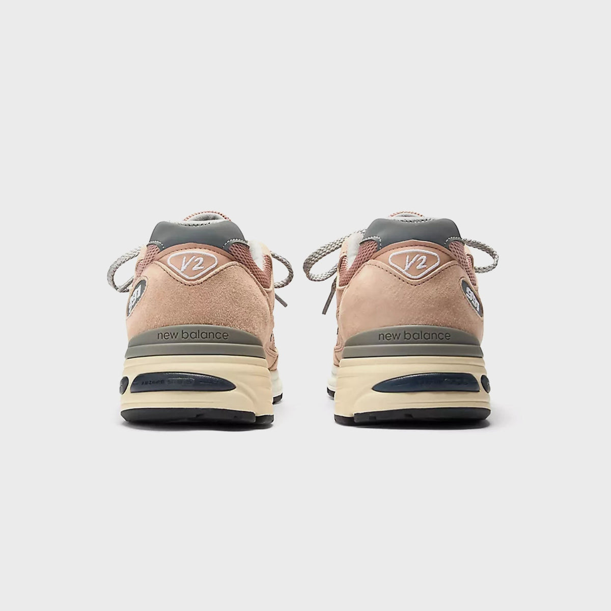 New Balance Made in UK 991v2 - Mahogany Rose / Silver