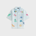 Kith Kids Novelty Thompson Camp Shirt - Light Indigo