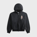 Rhude Fumar 91 Zip-Up Hoodie - Vintage Black / White / Red