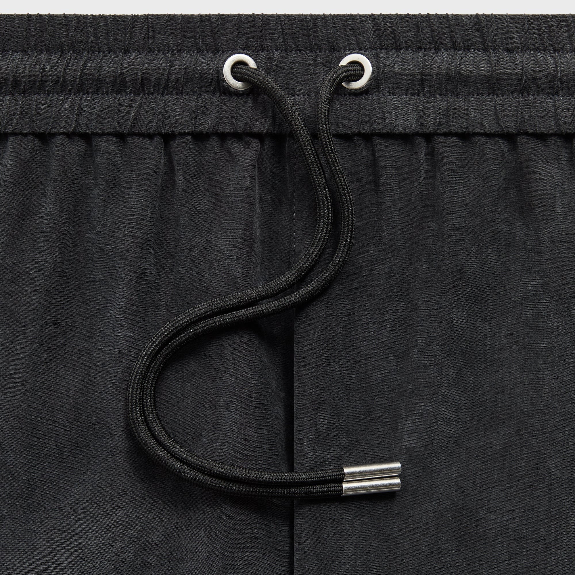 &Kin Cupro Linen Dylan Short - Black
