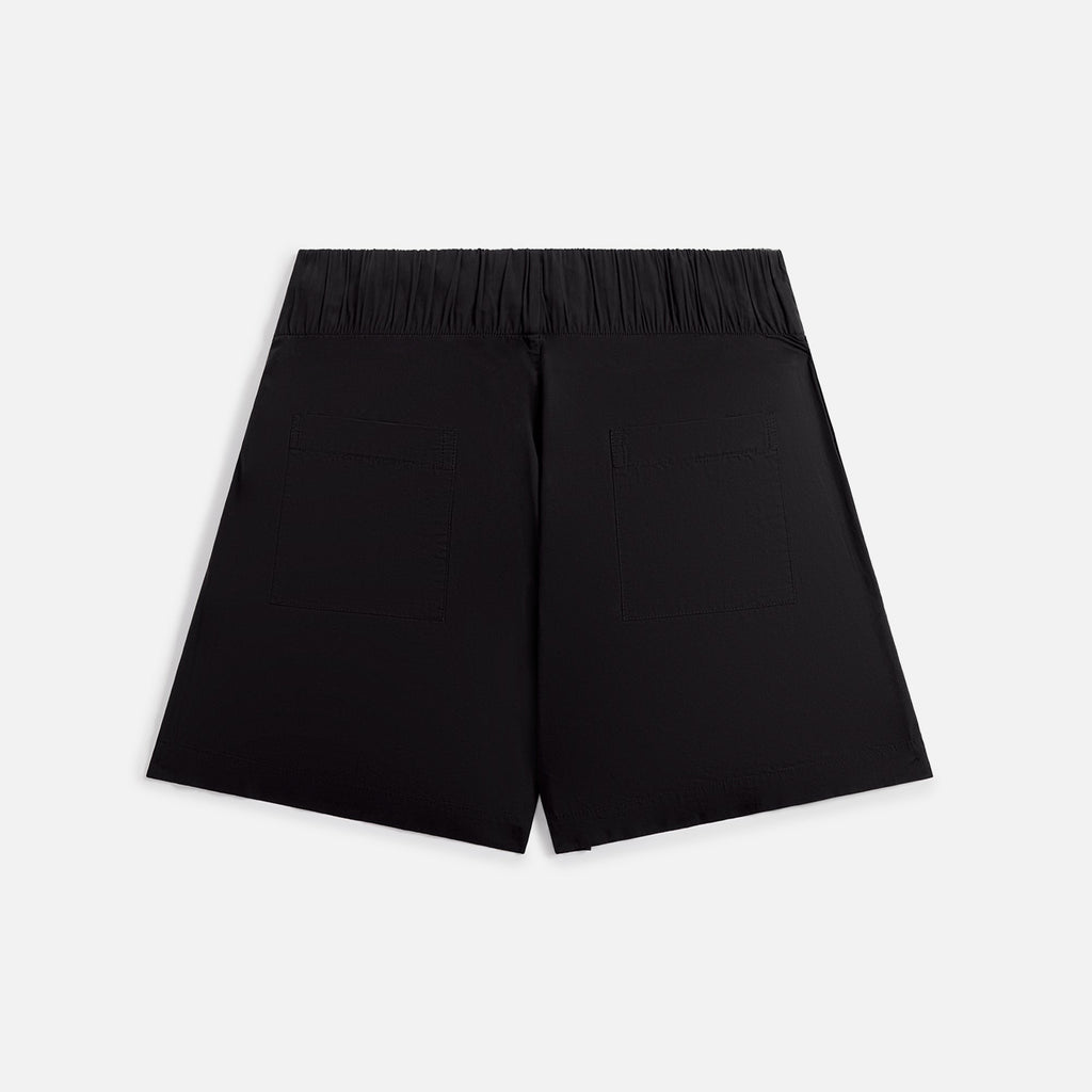 Tekla Poplin Pajama Shorts - Black