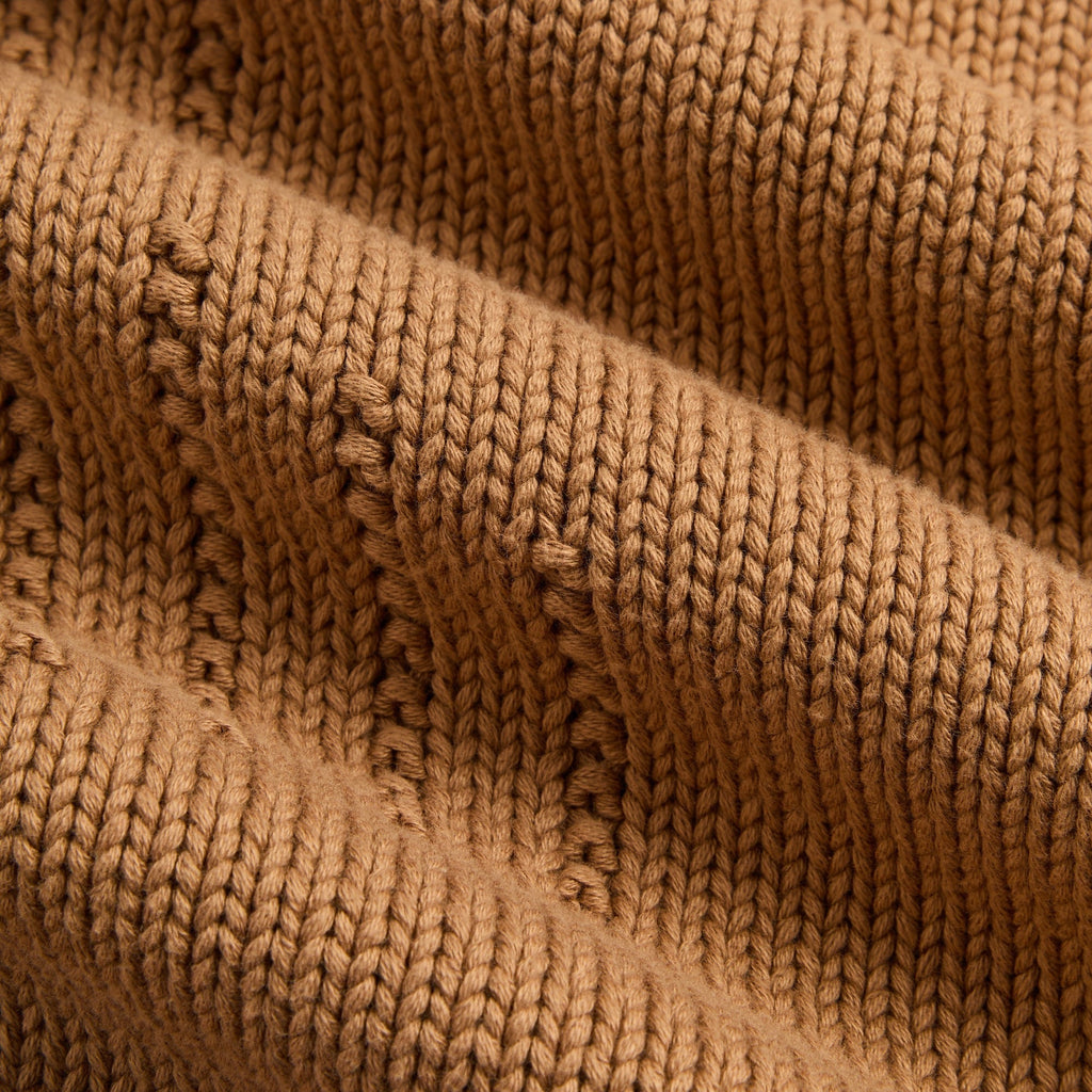 Kith for BMW Ansel Quarter Zip Sweater - Desert