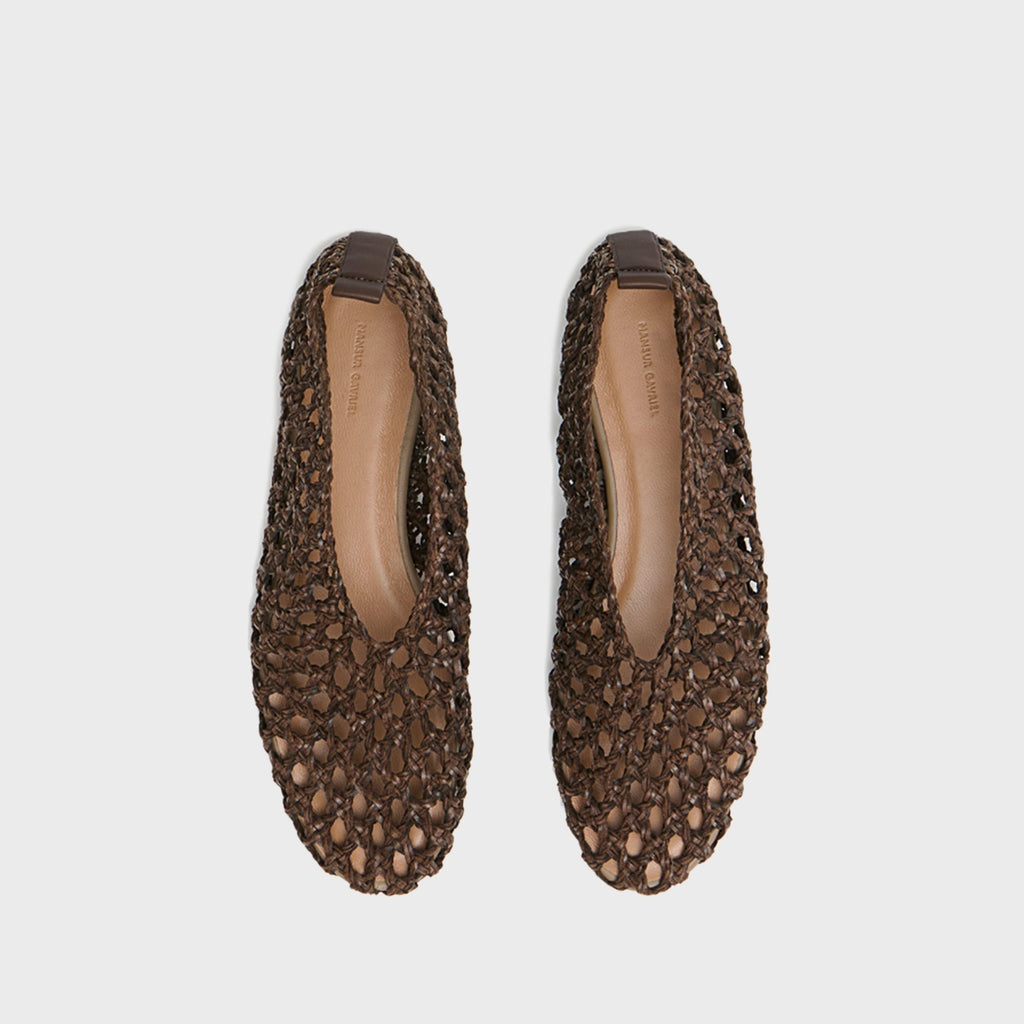 Mansur Gavriel Woven Ballerina - Anise