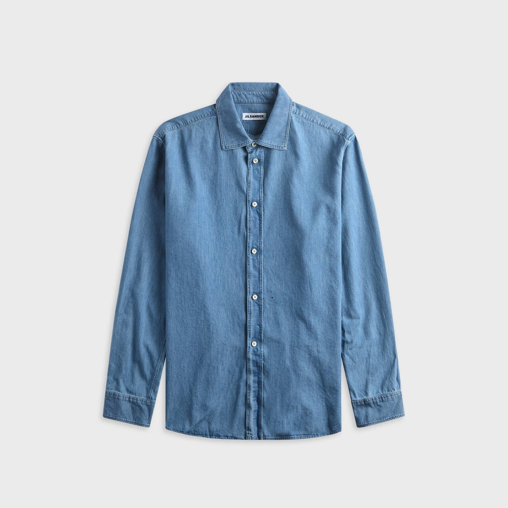 Jil Sander Cotton Chambray Shirt - Magnet