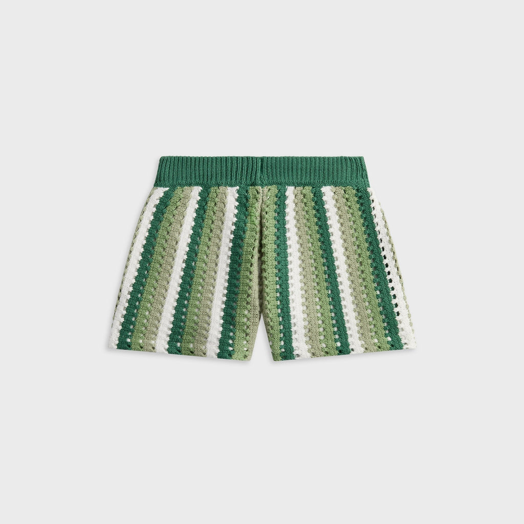 Kith Kids Open Knit Camp Short - Sage