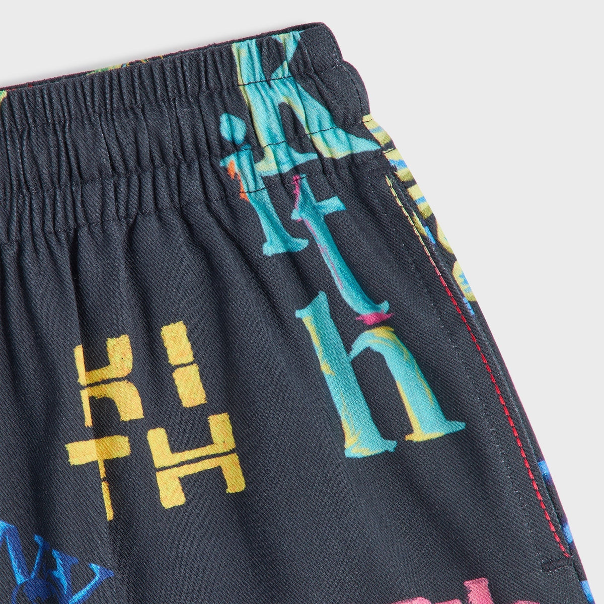 Kith Kids Thompson Camp Tossed Monogram Short - Nocturnal