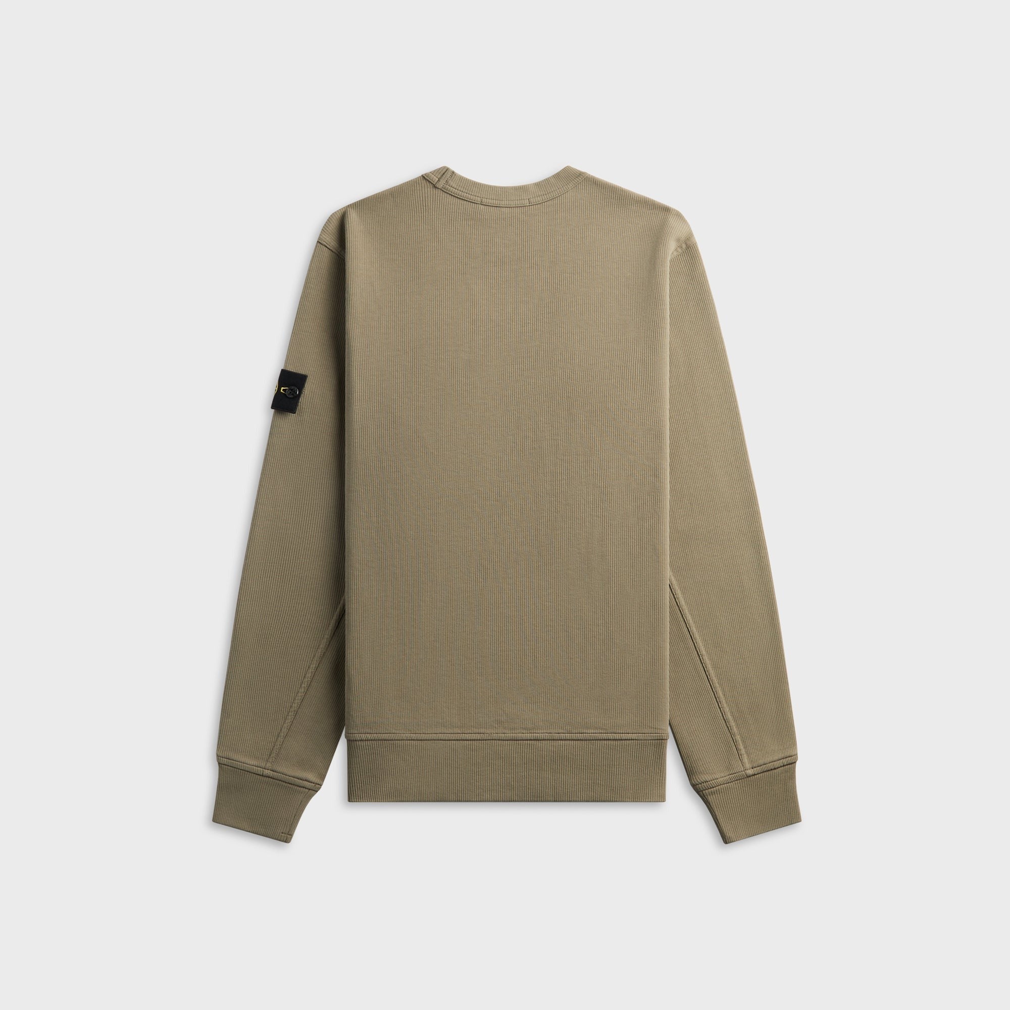 Stone Island Organic Cotton Interlock Sweatshirt - Military Green
