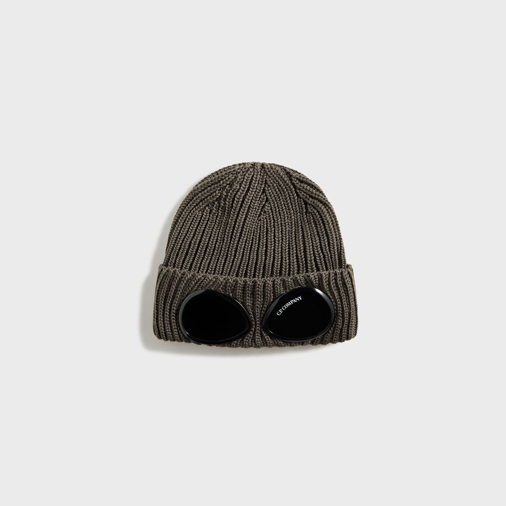 C.P. Company Accessories Knit Cap In Extrafine Merino Wool - Walnut