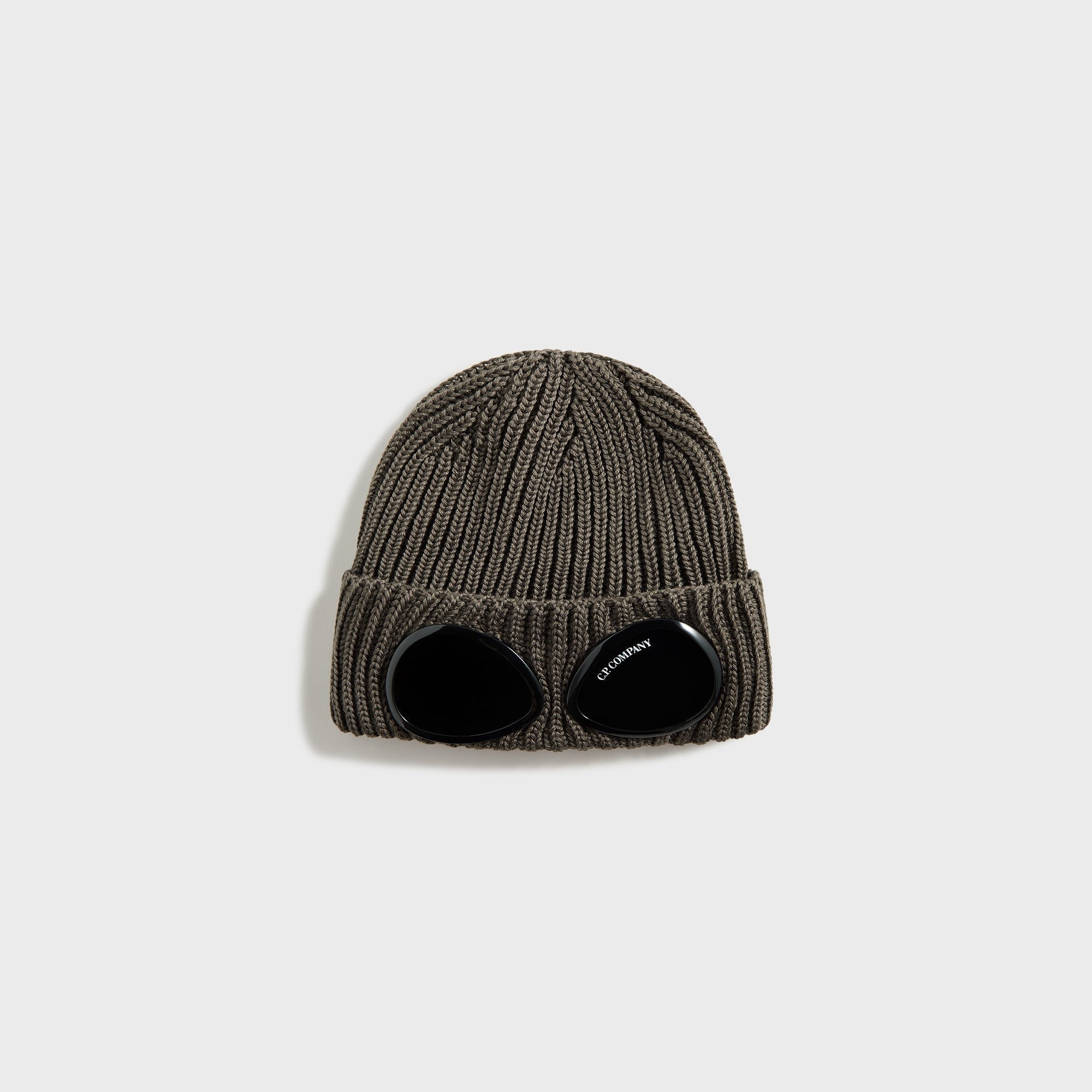 C.P. Company Accessories Knit Cap In Extrafine Merino Wool - Walnut