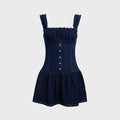 Frankies Bikinis Christa Denim Dress - Blue