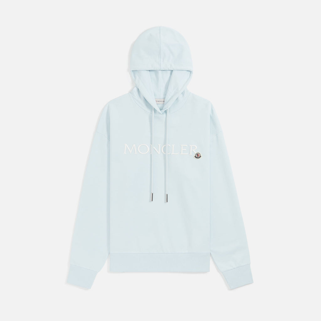 Moncler Hoodie Sweater - Light Blue