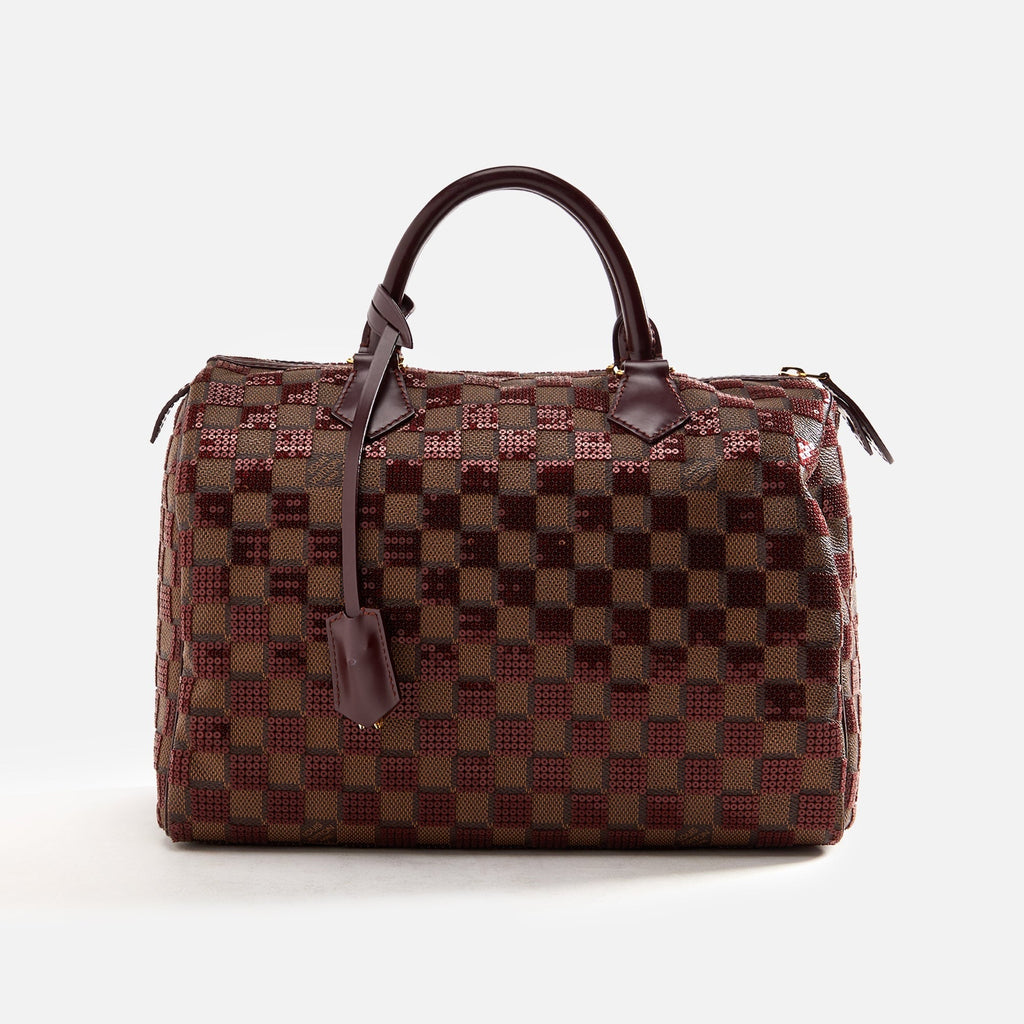 WGACA Louis Vuitton Damier Paillettes Speedy - Red