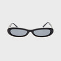 The Attico Andrea Sunglasses - Black / Silver / Grey