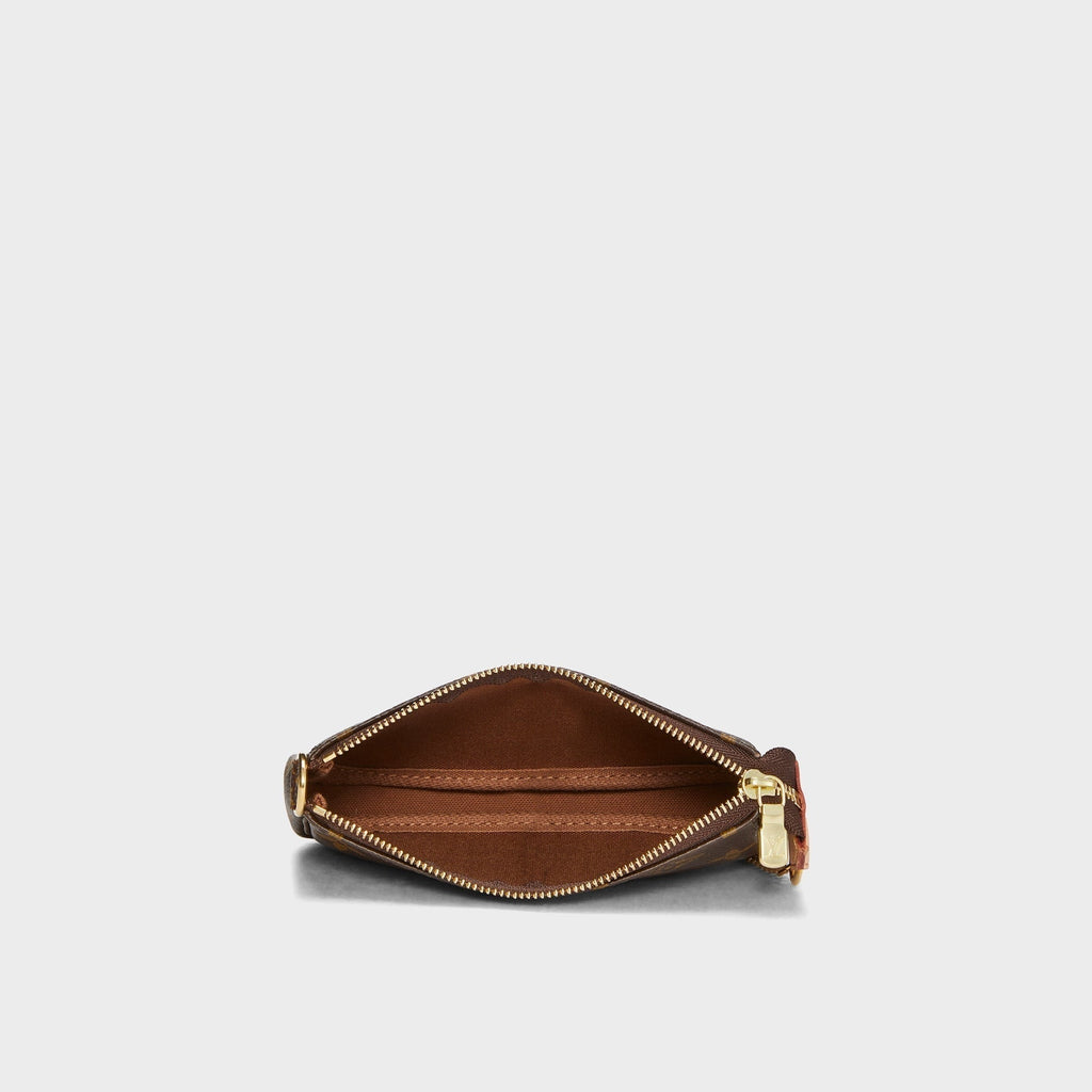 WGACA Louis Vuitton Monogram Mini Pochette Bag - Brown