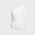 EB Denim Linnea One Shoulder Top - White