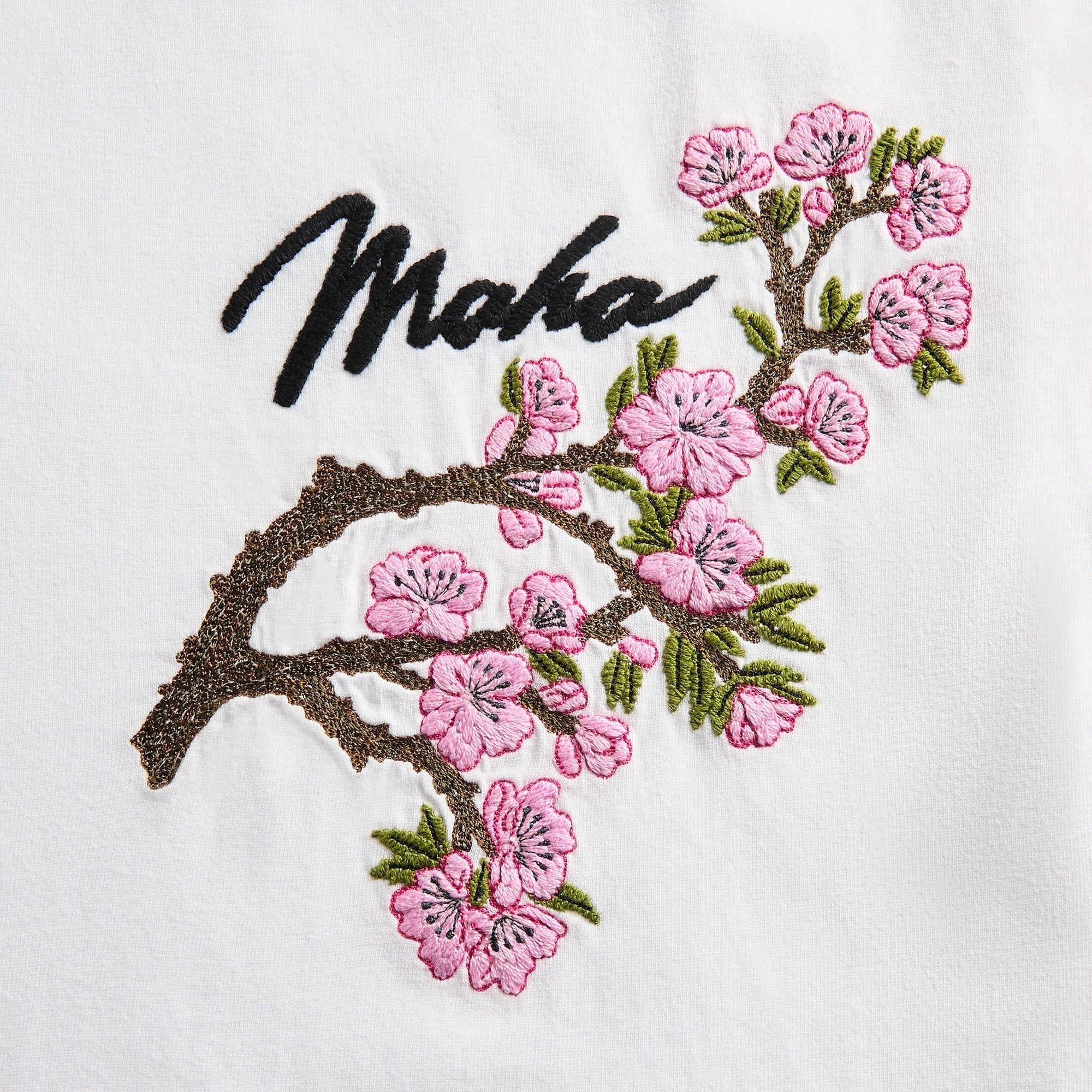 Maharishi 7352 Sakura Serenity Short Sleeve Tee - White