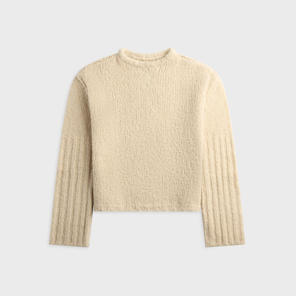 Rick Owens Maglia Round Neck Sweater - Natural