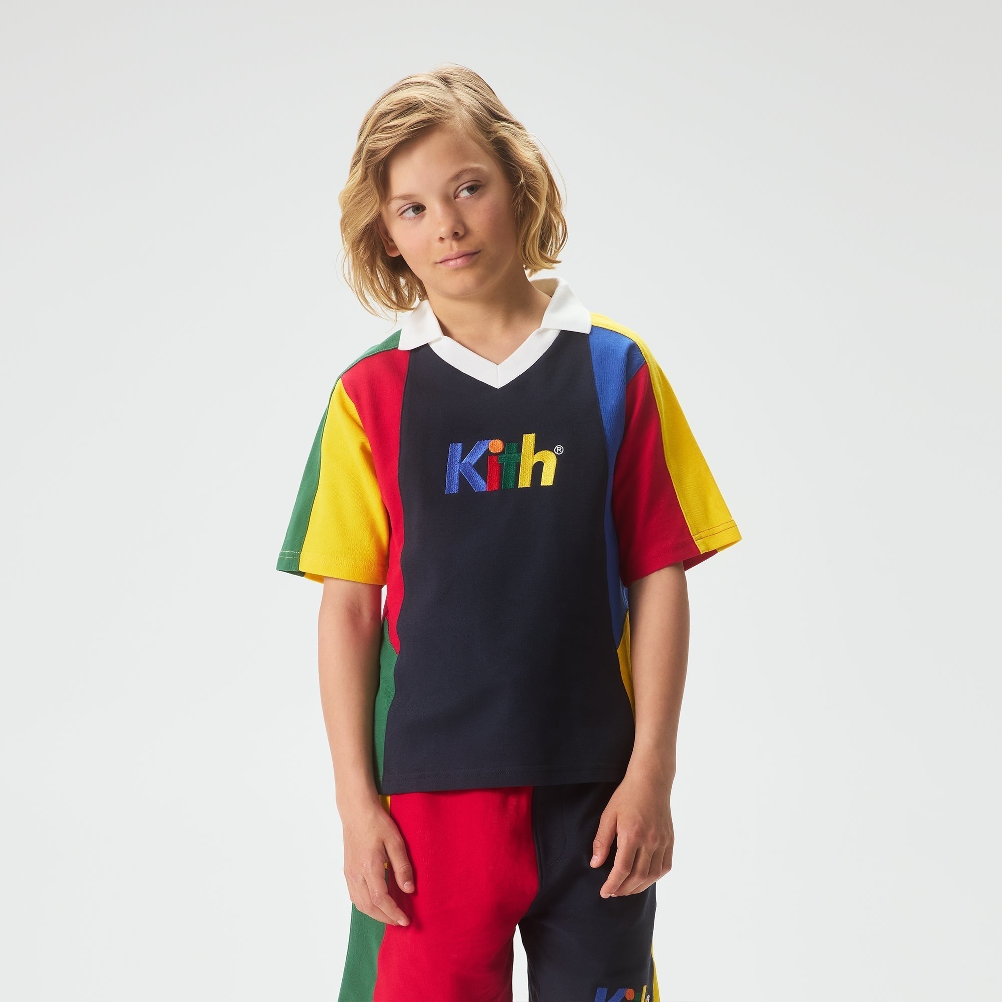Kith Kids Color-Blocked Trevor Polo - Nocturnal