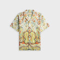 Orlebar Brown Maitan Relaxed Fit Linen Fairground Shirt - Multi / Vermillion