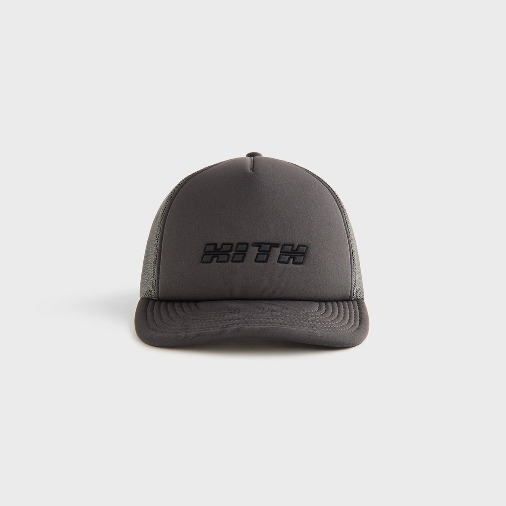 Kith Women Italic Logo Nolan Trucker Cap - Void