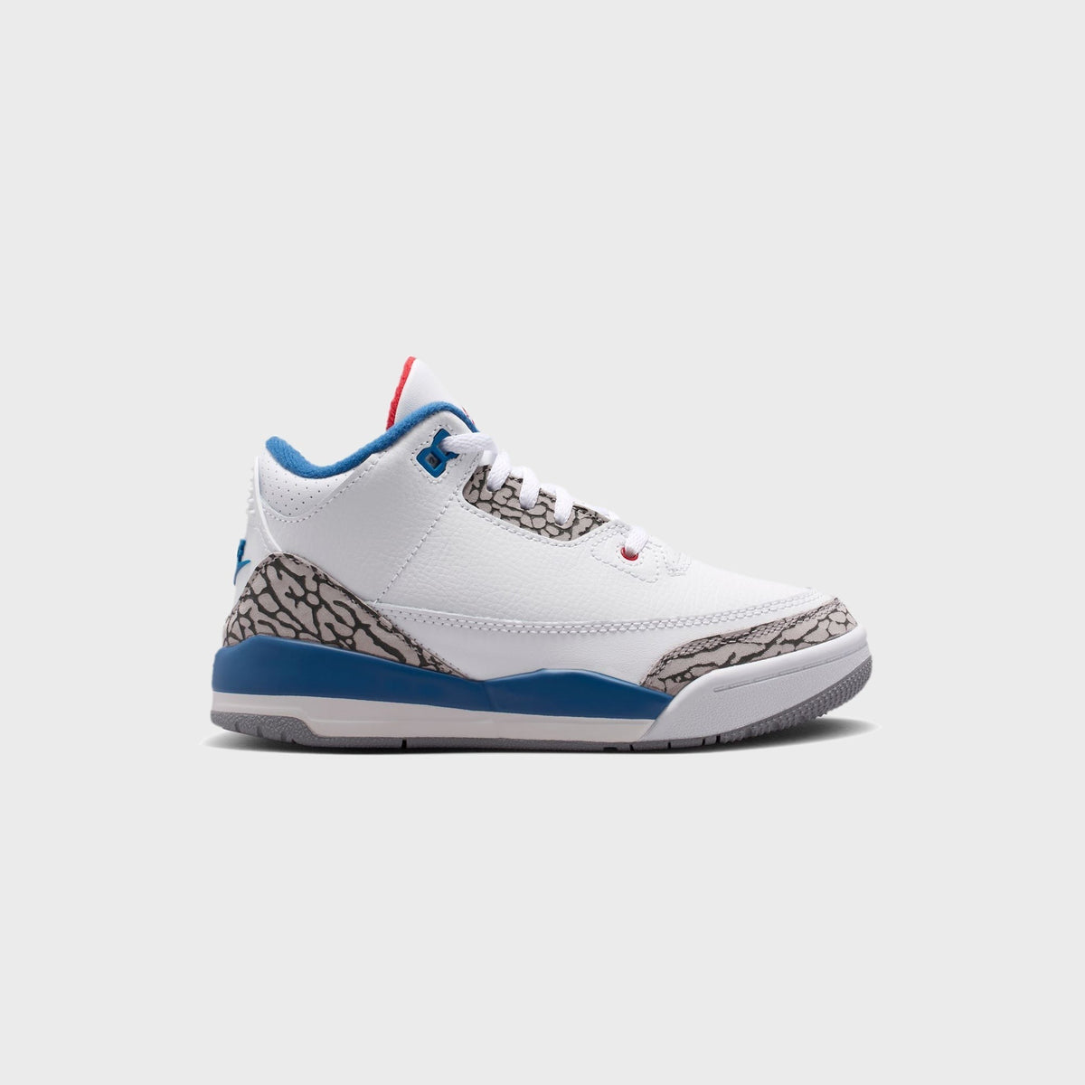 Jordan PS Jordan 3 Retro - White / True Blue / Cement Grey / Fire Red