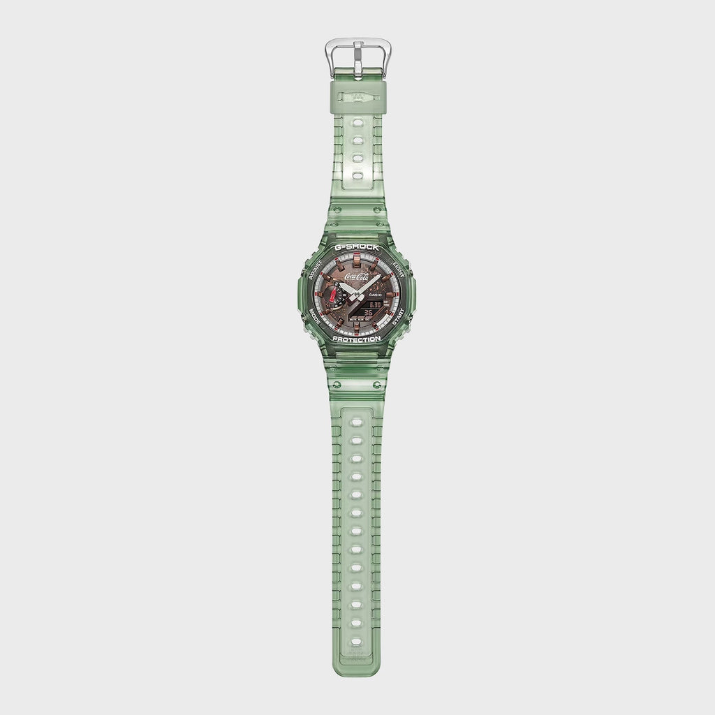 G-SHOCK x Coca-Cola Analog Digital GA-2100CC-3A - Green