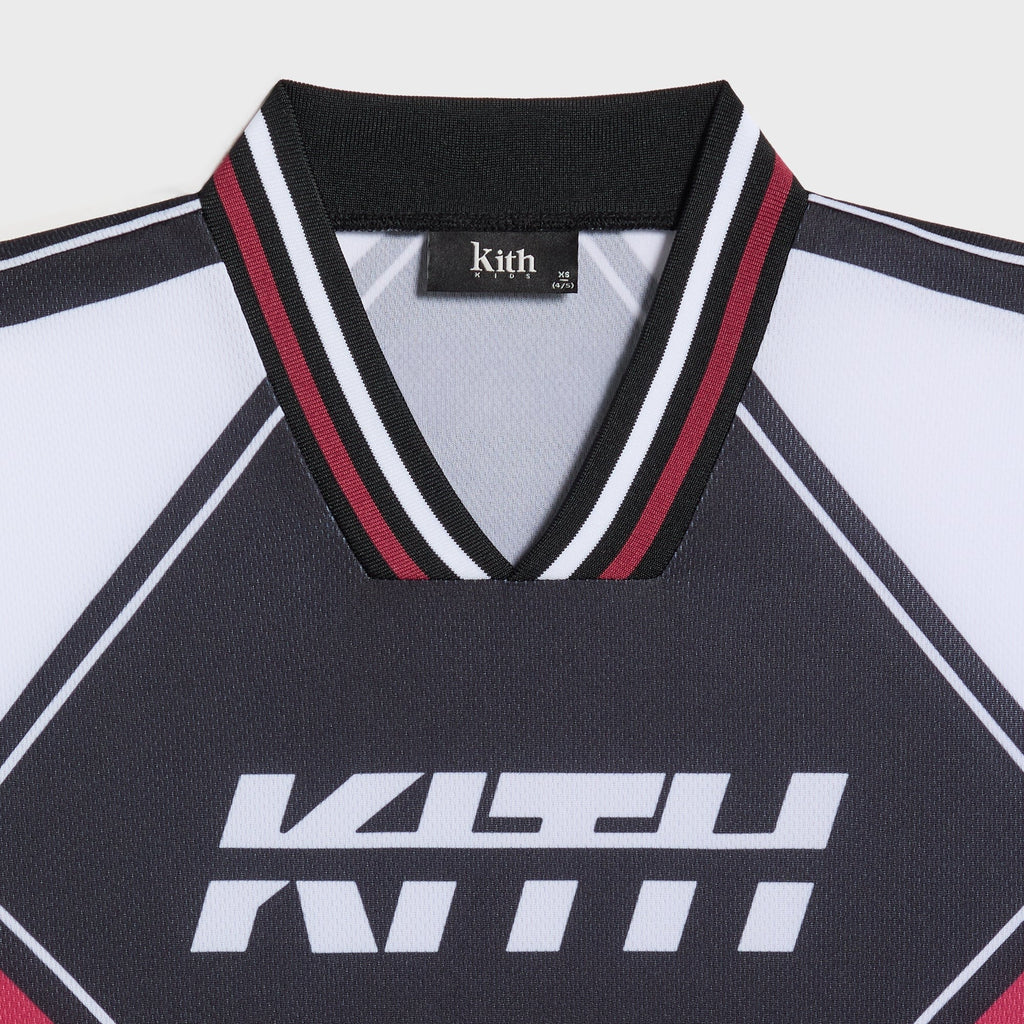Kith Kids Moto Mesh Long Sleeve Donovan Tee - Black - PH