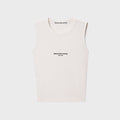 Alexander Wang Logo Print Fitted Tank Top - White