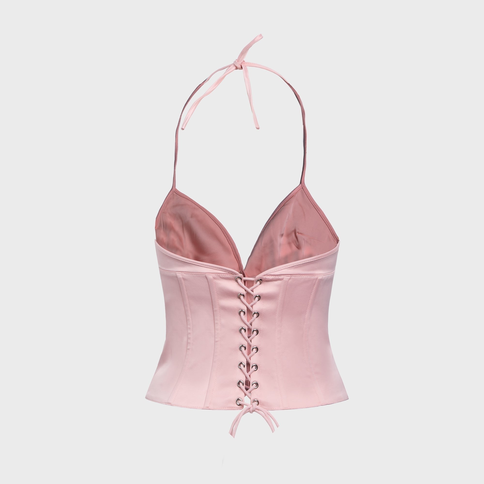 GUIZIO Marini Corset Top - Light Pink