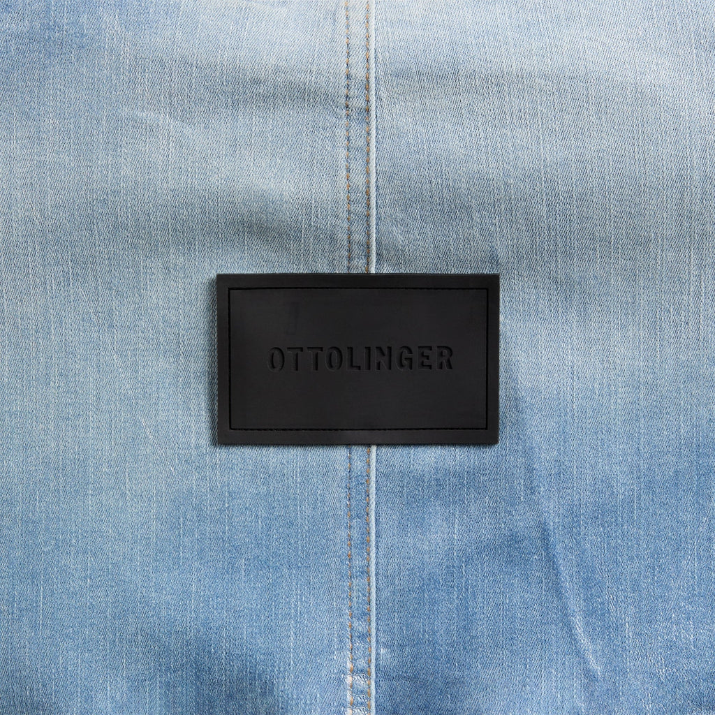Ottolinger Glazed Denim Zip Jacket - Blue
