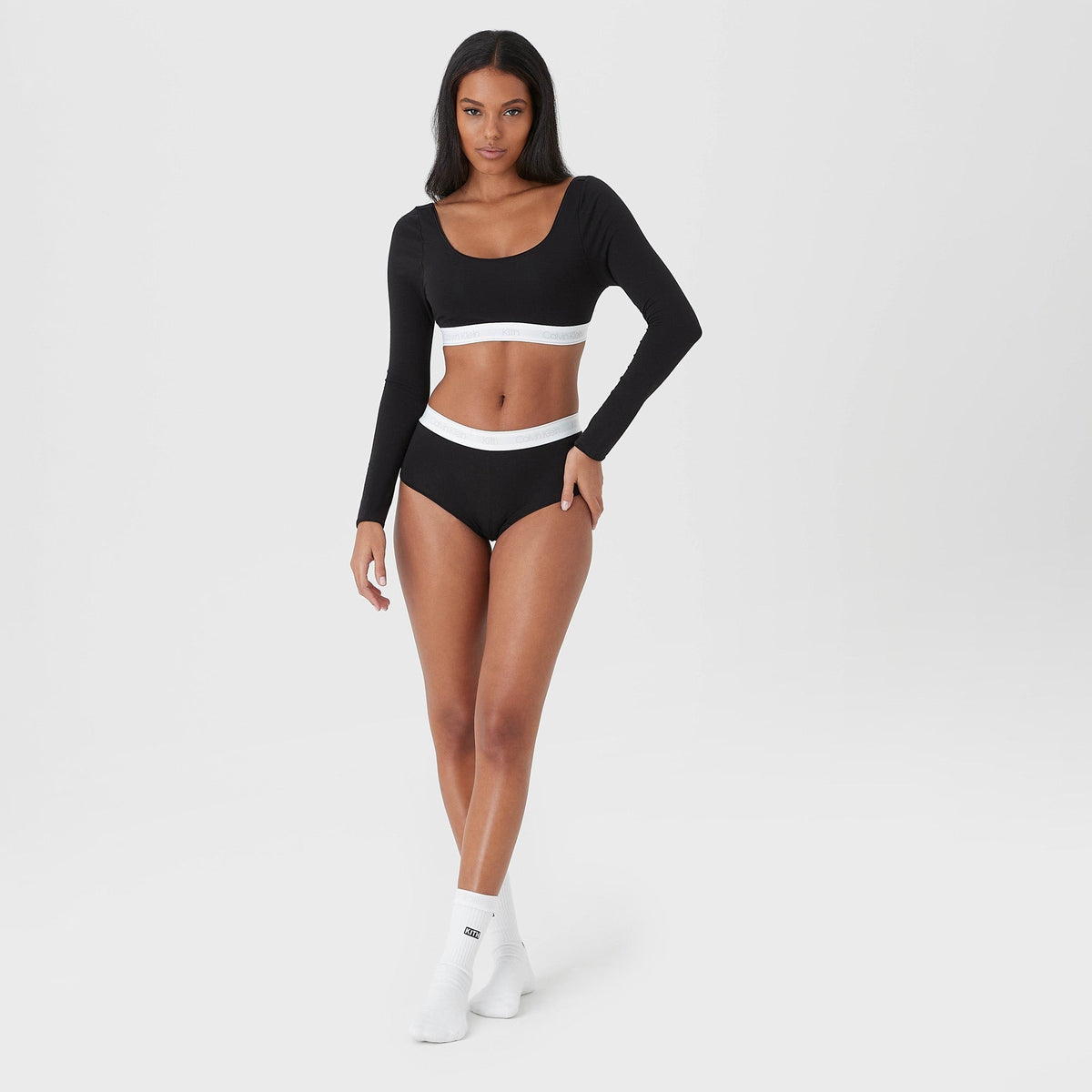 Kith Women for Calvin Klein Seasonal L/S Bralette - Black